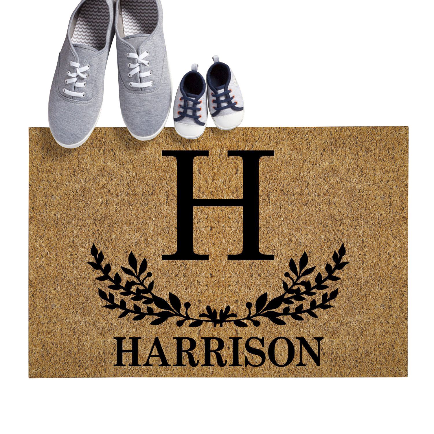 Oversized Initial & Name Outdoor Mat