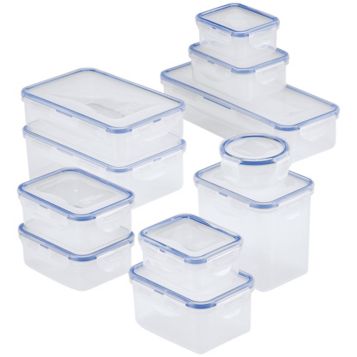 Fingerhut - Lock & Lock Easy Essentials 18-Pc. Food Storage Container Set