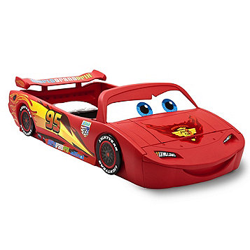 Disney Lightening Mcqueen Toddler To, Cars Convertible Toddler To Twin Bed