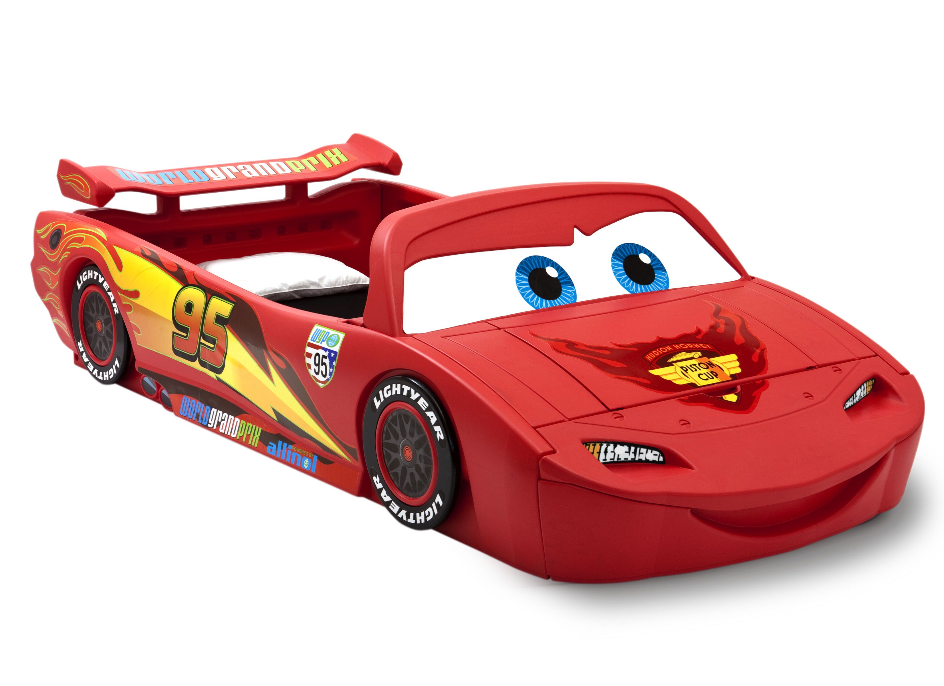 Disney Pixar Cars Lightning McQueen Racing Puffer Jacket Size 2 to