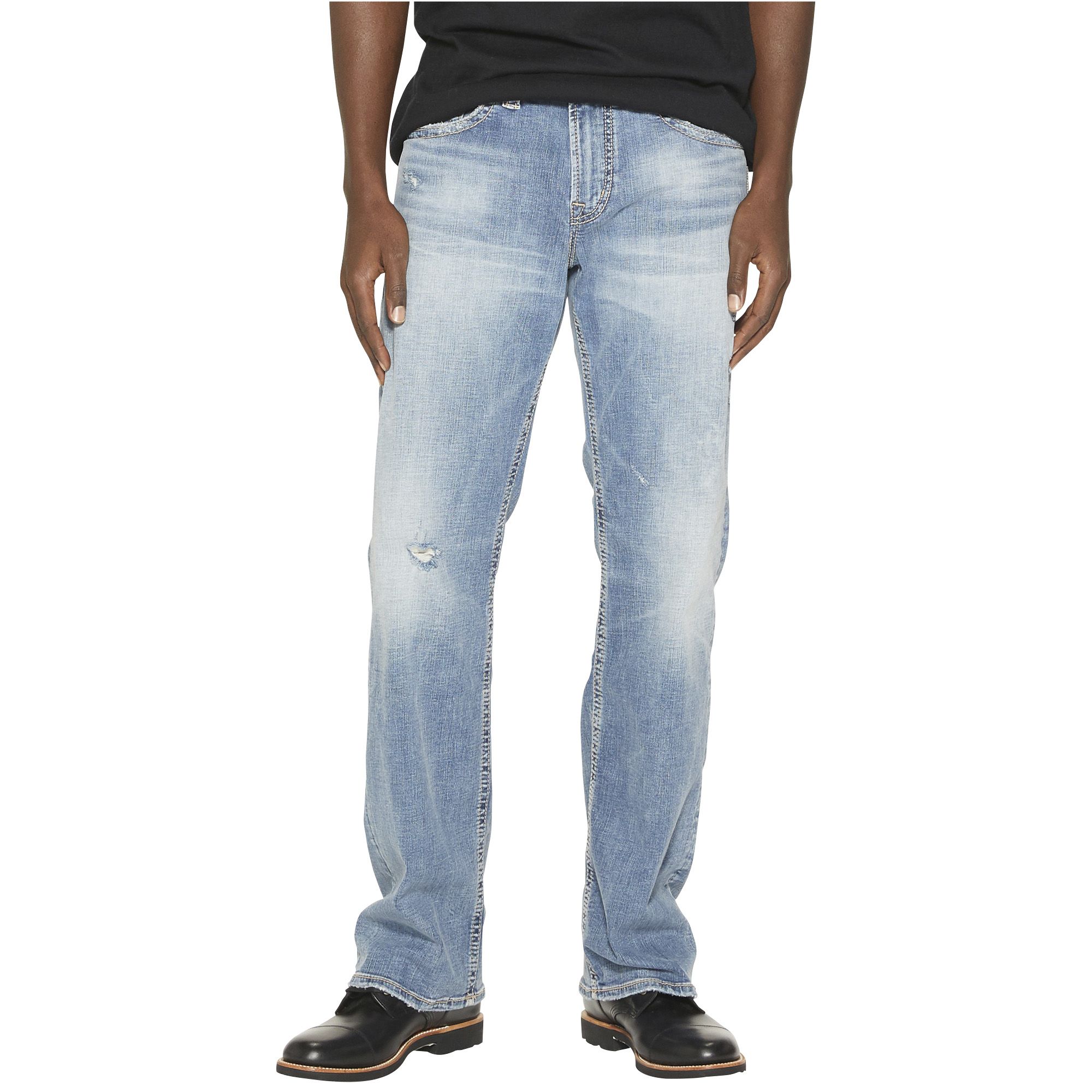 Fingerhut - Silver Jeans Men's Zac Relaxed-Fit Straight-Leg Jean