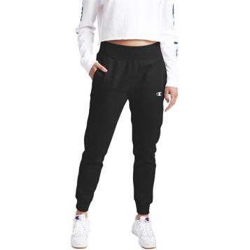 Champion Reverse Weave Black Jogger Sweatpants