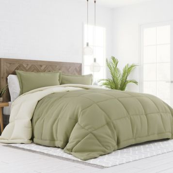 Brushed Down Alternative Twin Comforter in White