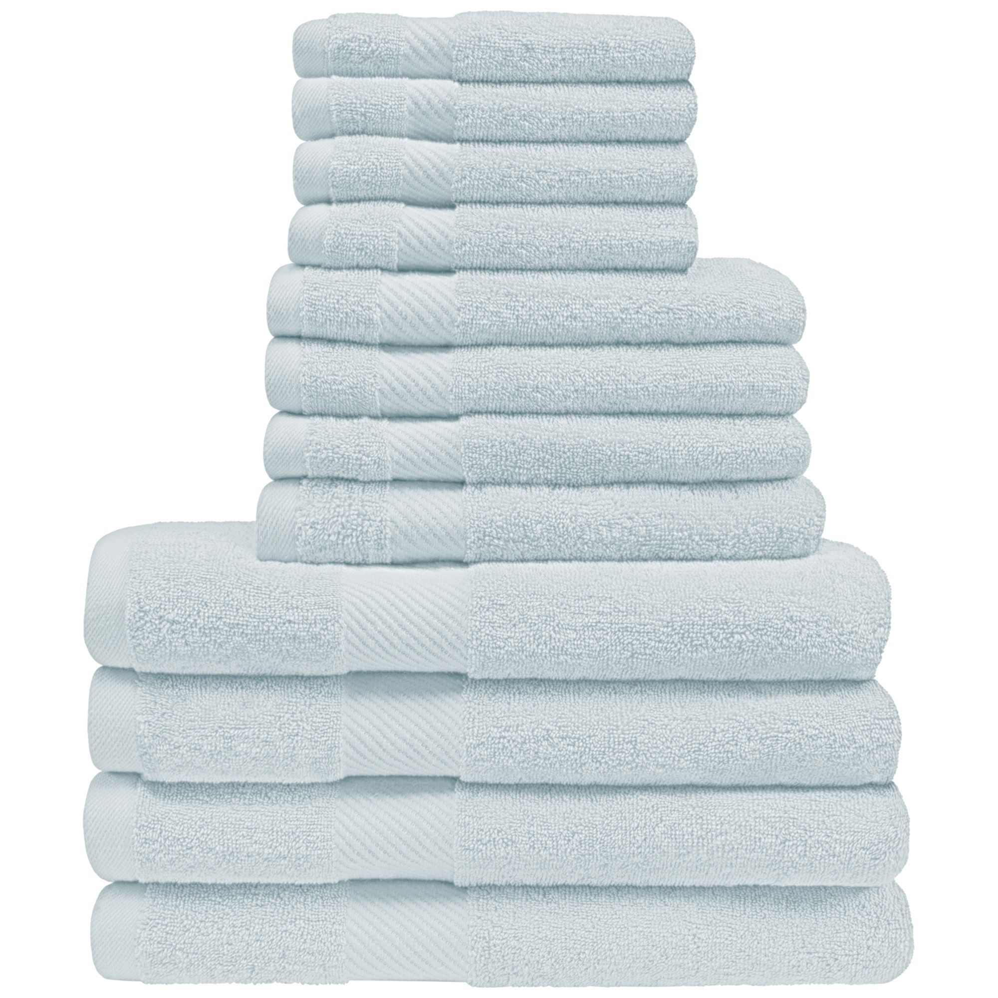 Supreme Egyptian Pure Cotton Bath Towel Set, 3 Large Bath Towels, 500 GSM  (Navy)