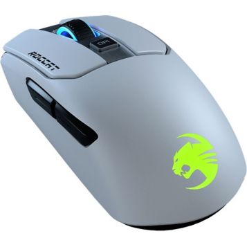 Fingerhut Roccat Kain 0 Aimo Wireless Titan Click Rgb Gaming Mouse White