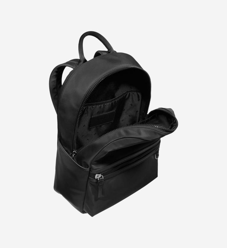 Michael Kors Brooklyn Nylon Backpack In Black