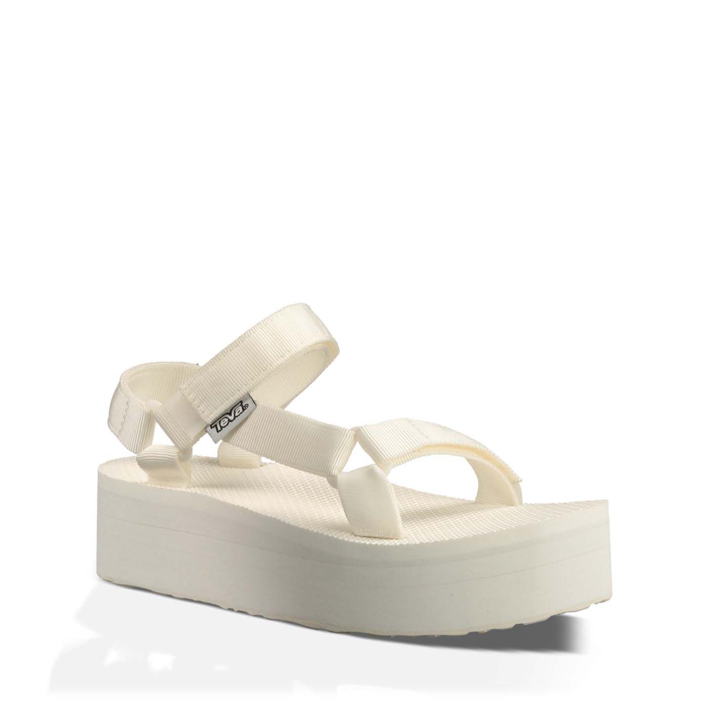 Teva bright white store flatform universal sandals