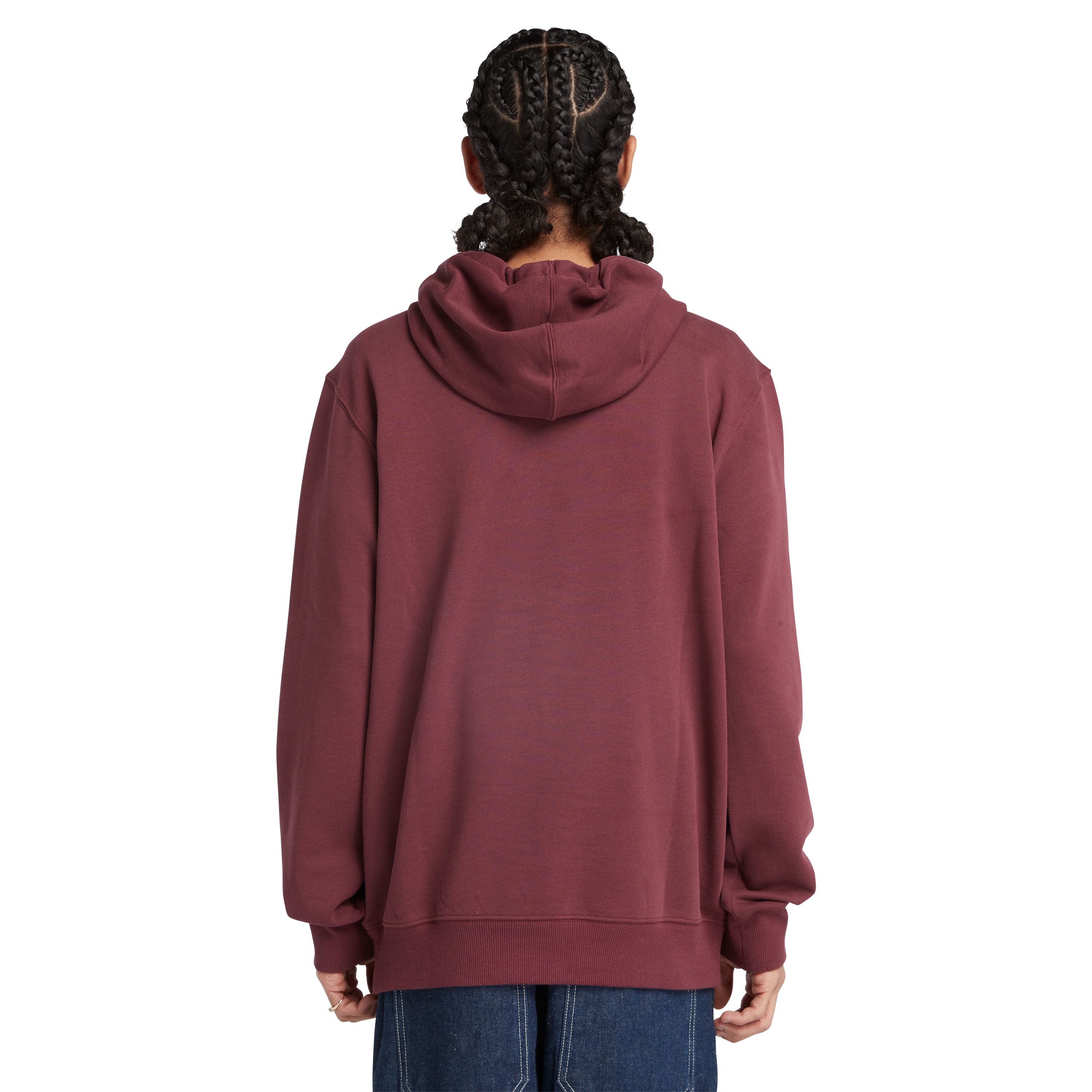 Burgundy timberland clearance hoodie