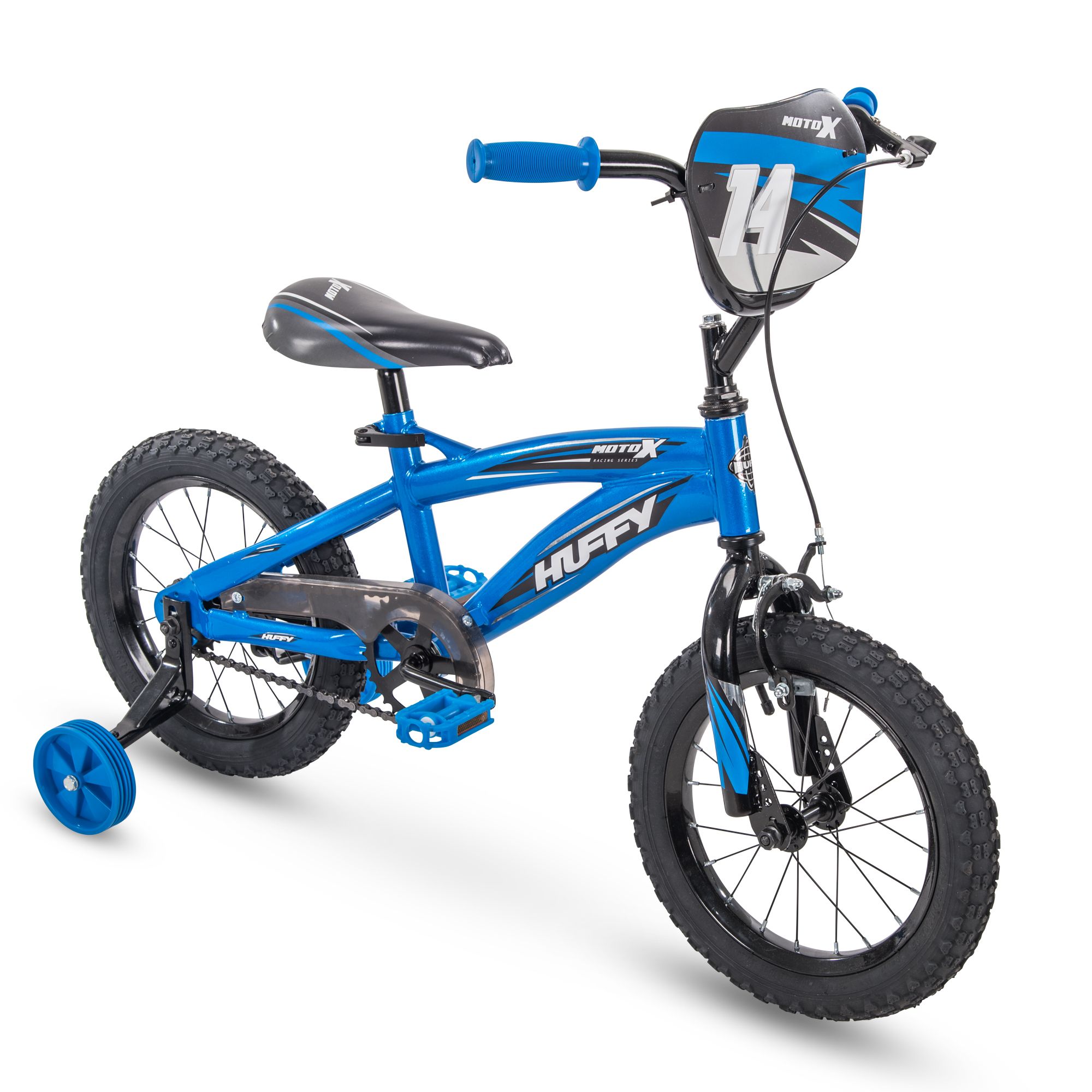 Huffy bike with clearance training wheels