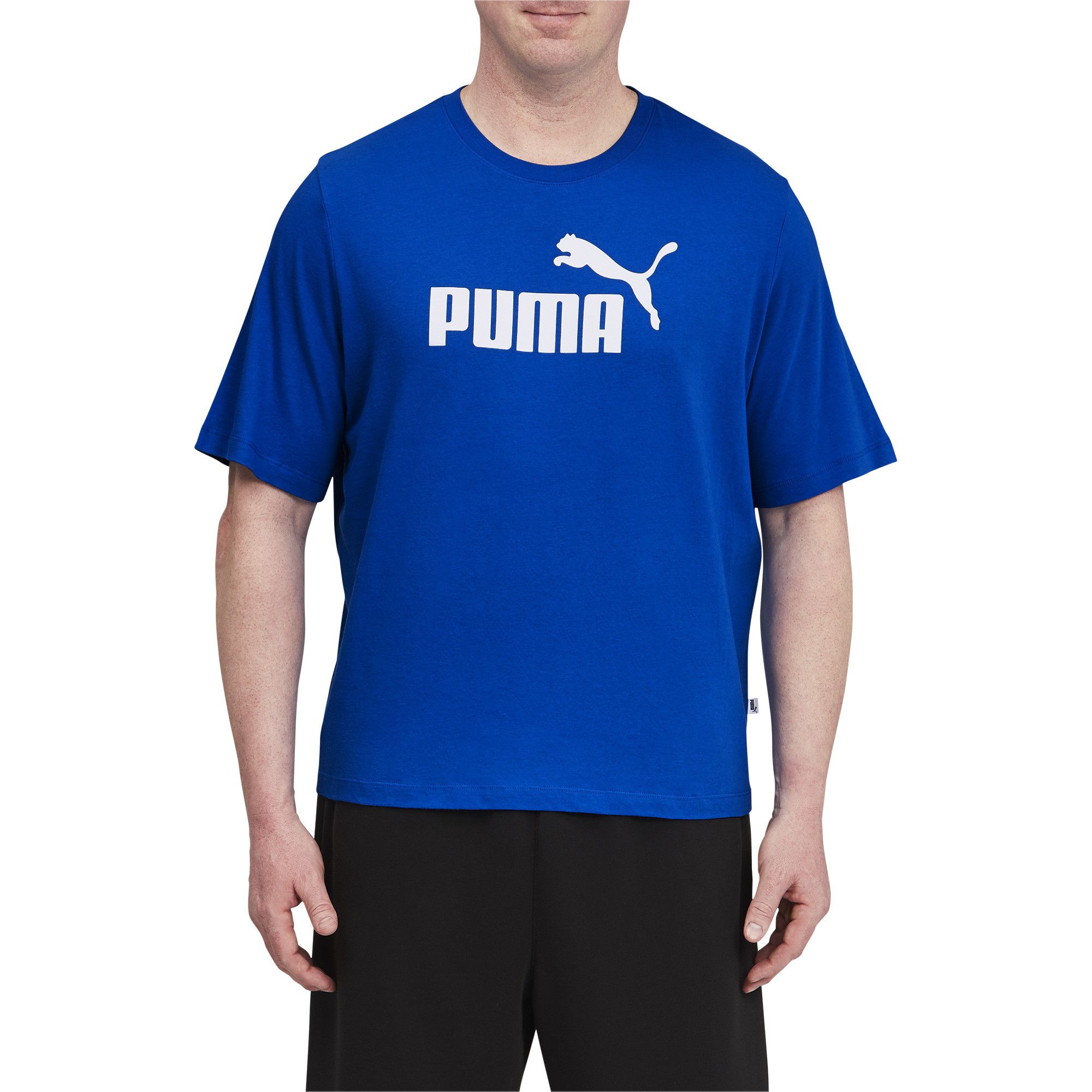 - Men\'s Essentials PUMA Cat Logo Fingerhut Tee Big/Tall