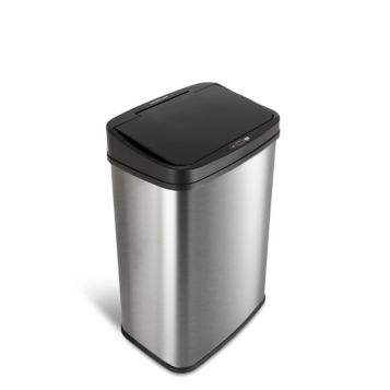 Qualiazero 13.2 Gallons Steel Step On Trash Can & Reviews