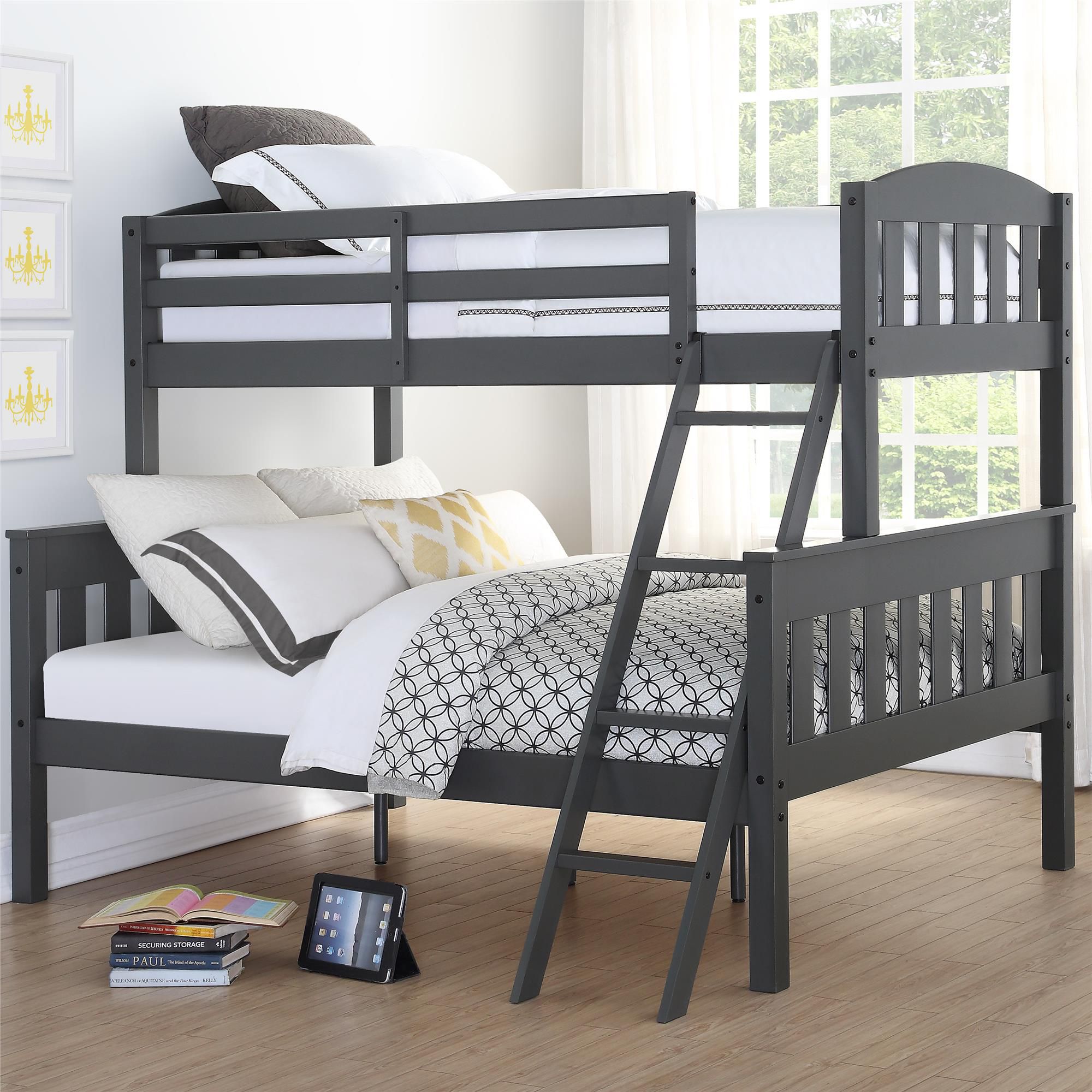 Dorel Living Airlie Twin Over Full Bunk Bed, Dorel Twin Over Full Bunk Bed Instructions