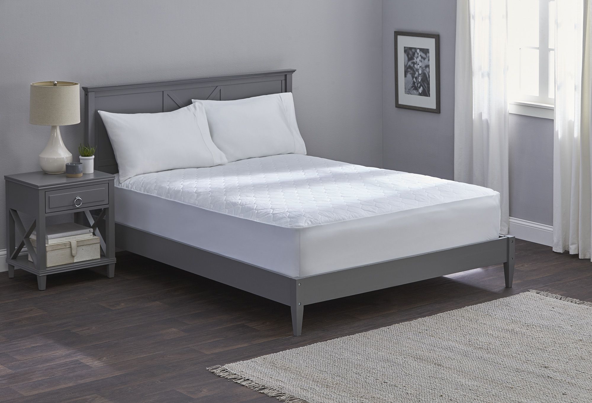 Biddeford quilted heated electric mattress online pad