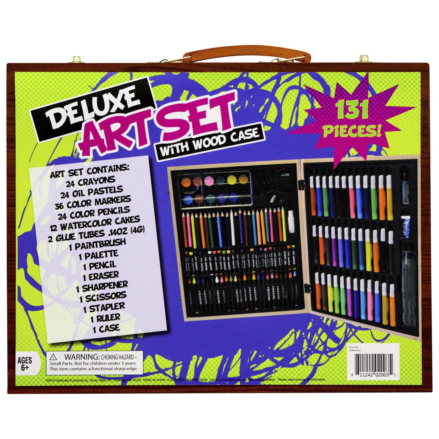 Art Set, 131 Pieces Color Pencils, Oil Pastels, Watercolor Cakes, Paint  Brushes, Drawing Pencils, Markers, Crayons, Palette, and More 