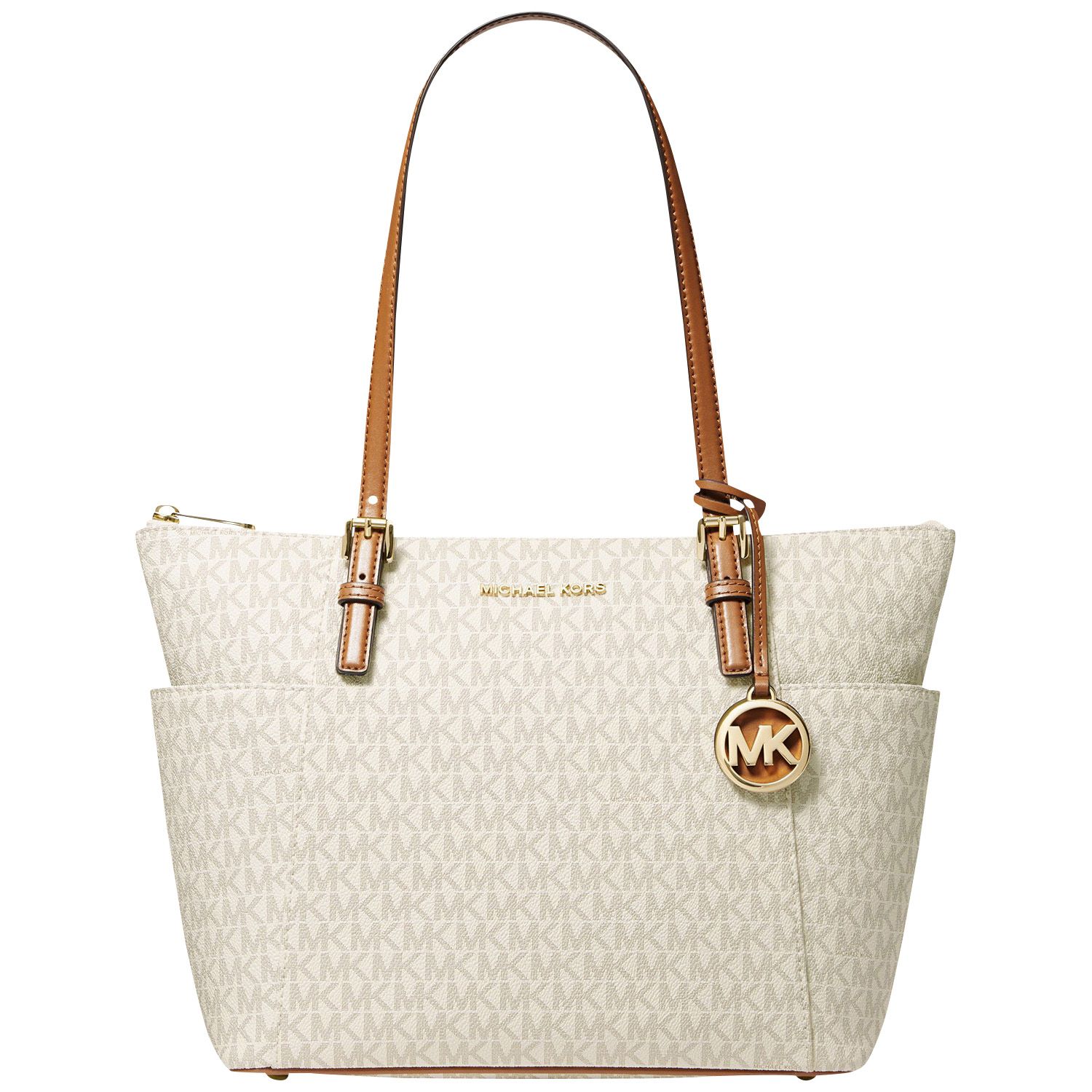 Michael kors purse on sale with mk print