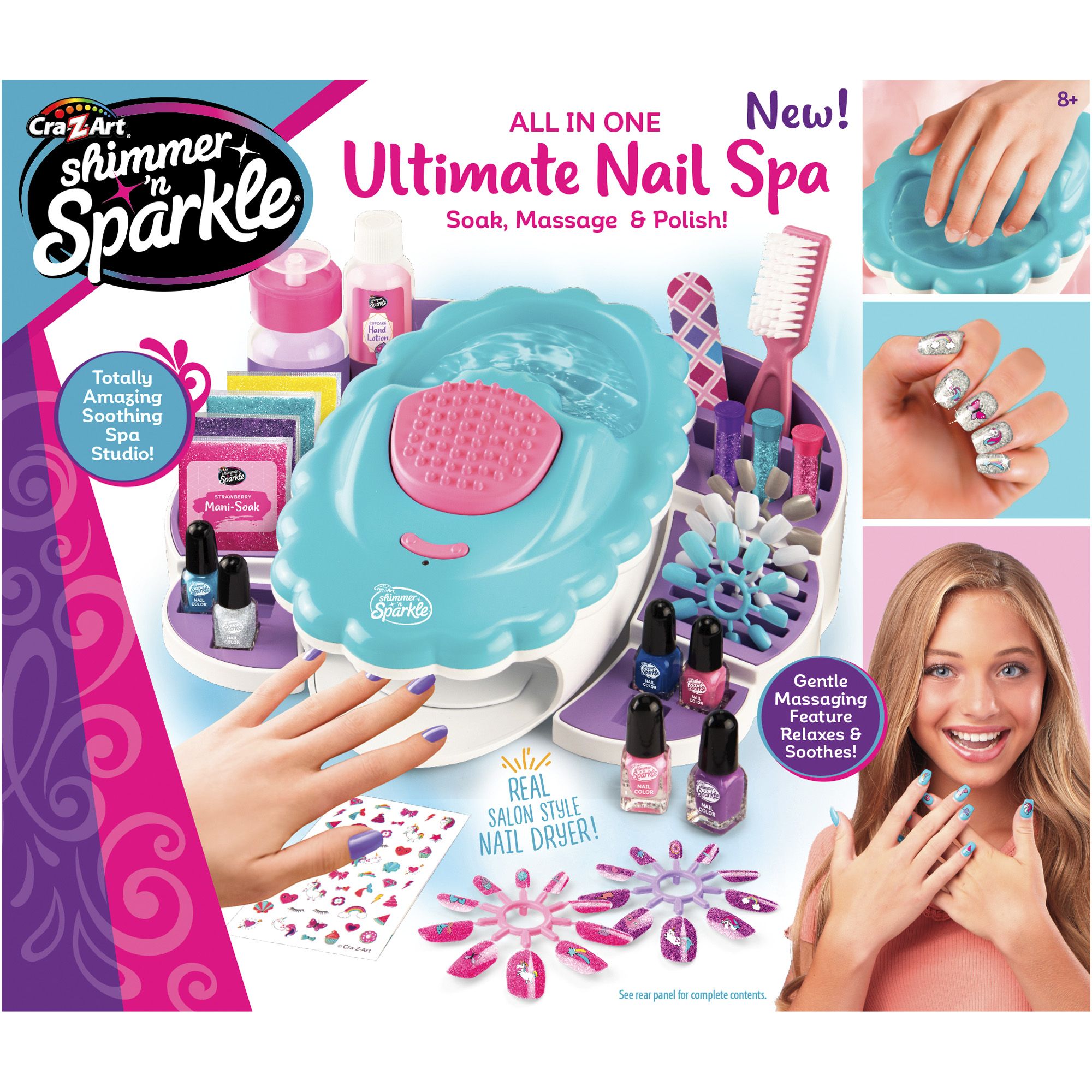 Spin Art Holographic Glitter Nail Art Kit Ages: 6-9, 10+, Girls, – JK  Trading Company Inc.