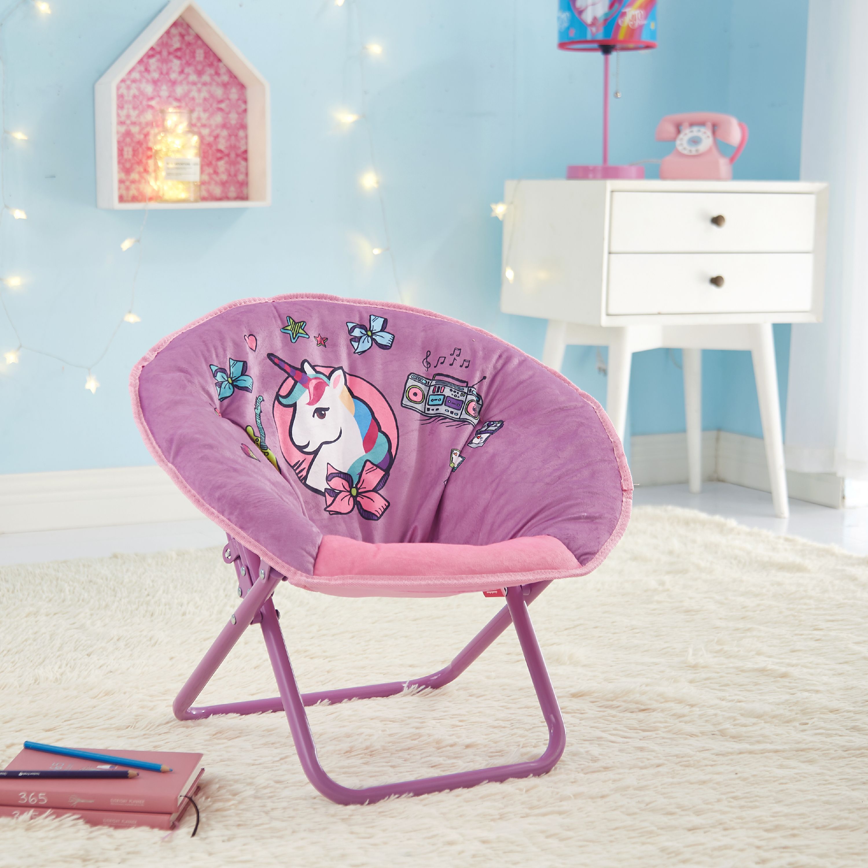 Fingerhut Nickelodeon Jojo Siwa Mini Toddler Saucer Chair