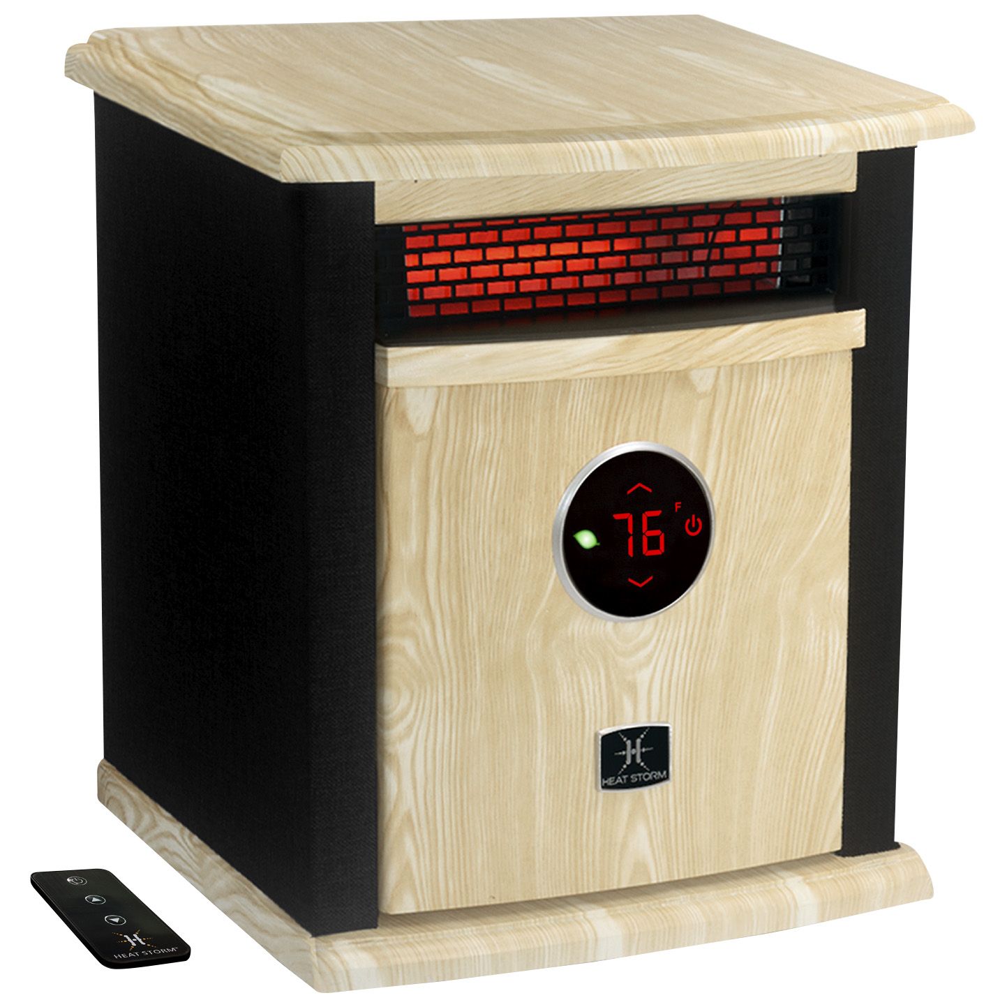 Fingerhut - Heat Storm Logan Deluxe Signature 1500-Watt Infrared Portable  Cabinet Space Heater