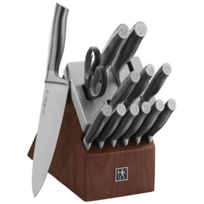 Fingerhut - Gourmet Edge 15-Pc. Full Tang Classic Knife Block Set