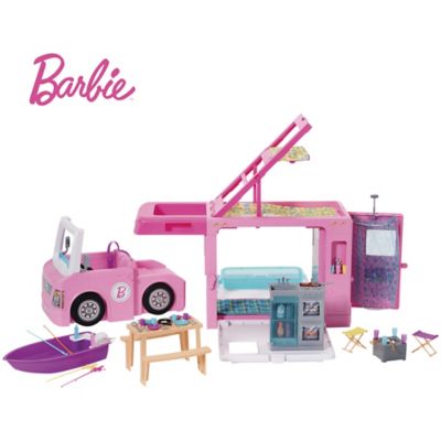 barbie truck with pool