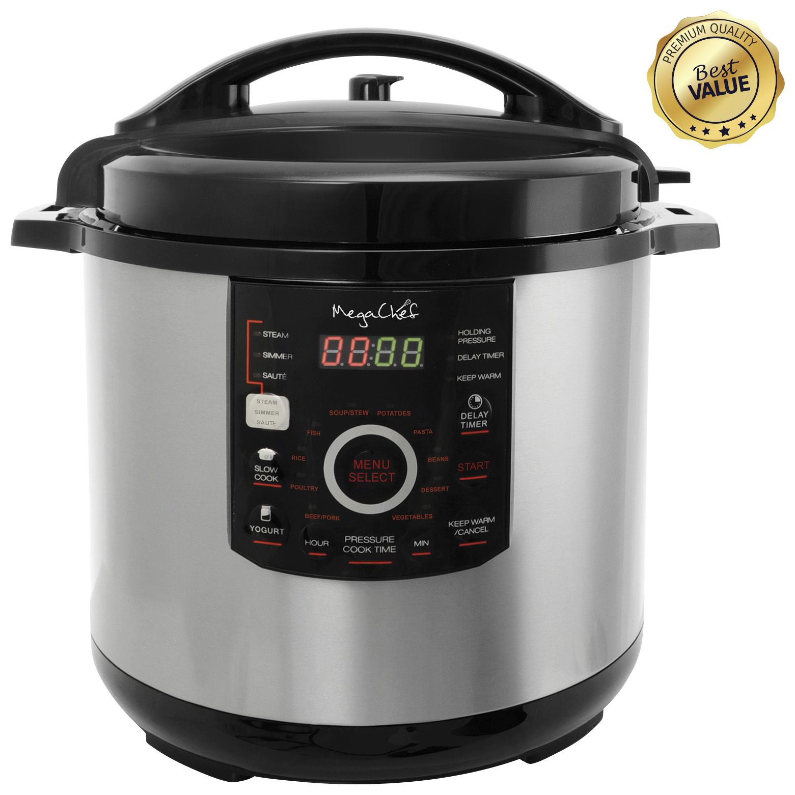 Hastings Home 6-Quart Programmable Electric Pressure Cooker in the Electric  Pressure Cookers department at