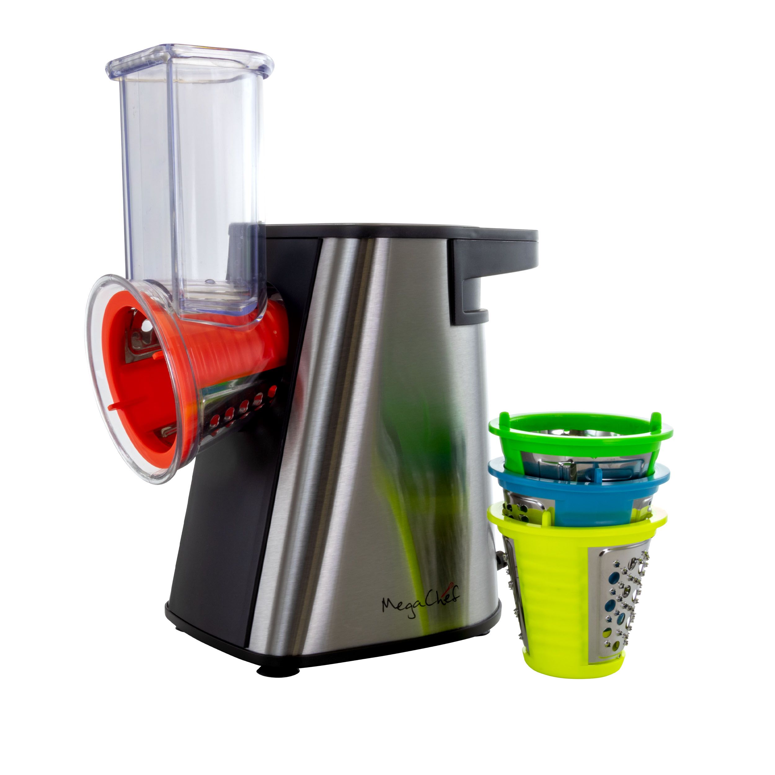 Manual Food Chopper - 4 in 1 Salsa Maker, Blender, Slicer, Shredder