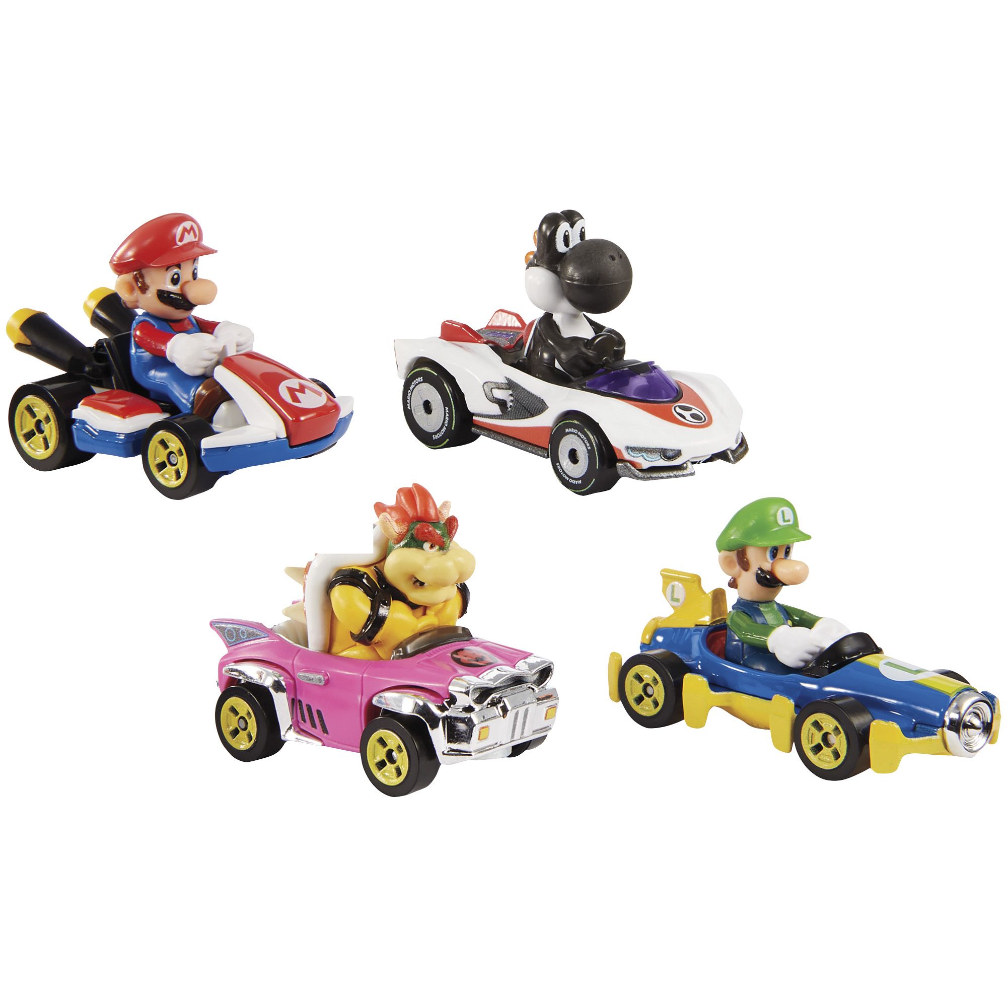Hot Wheels Mario Kart 4-pk