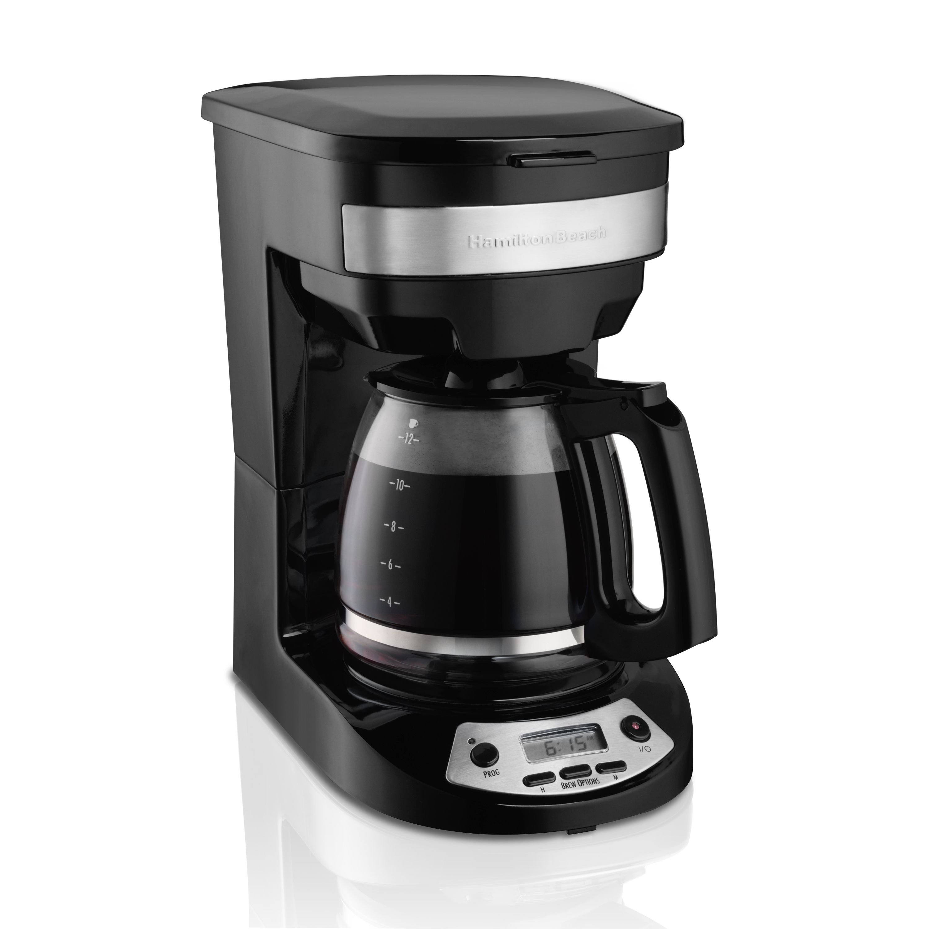 Fingerhut - Hamilton Beach 12-Cup Programmable Coffee Maker