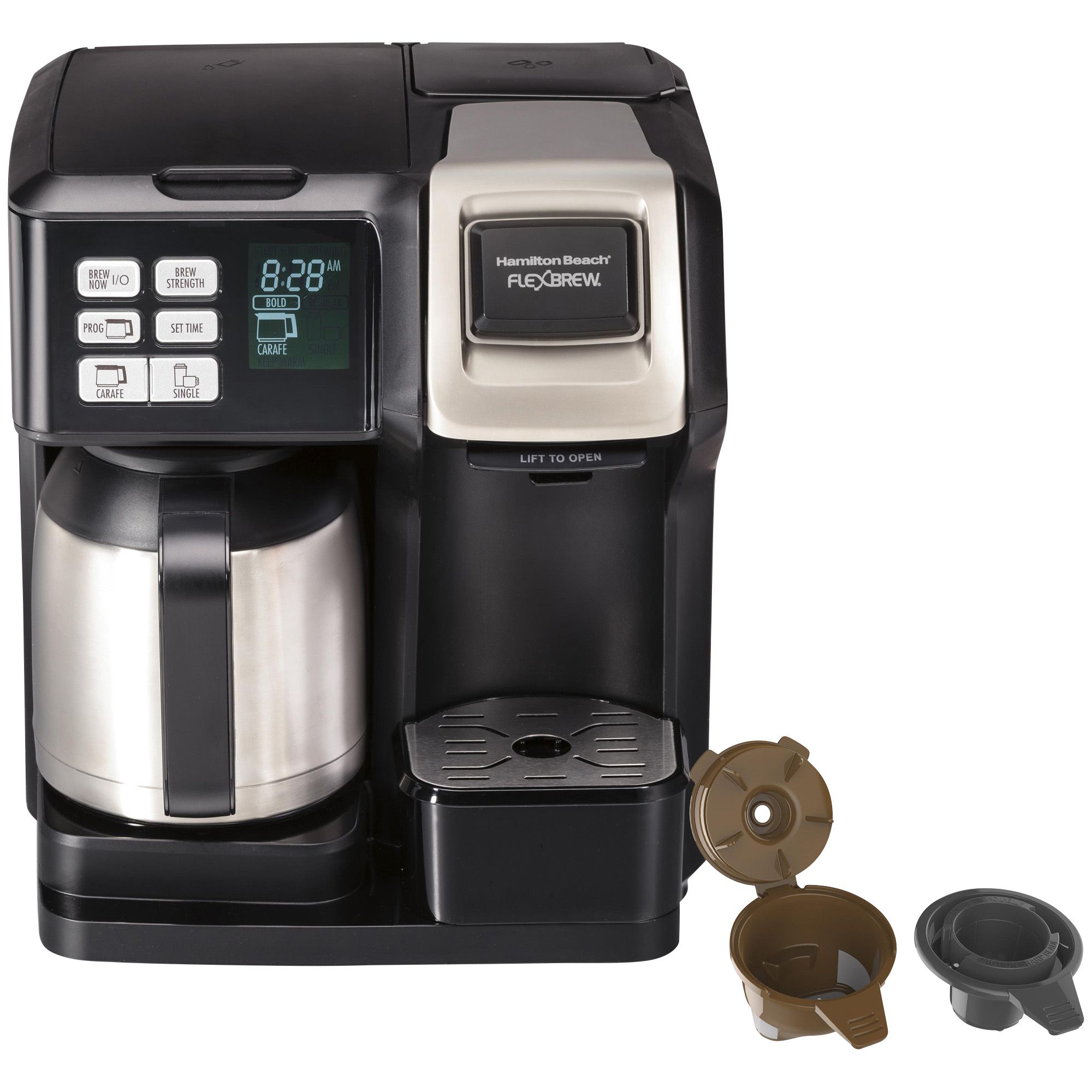 Fingerhut - Hamilton Beach FlexBrew Single-Serve Coffeemaker with