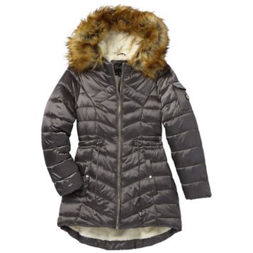 Jessica simpson shop faux fur jacket