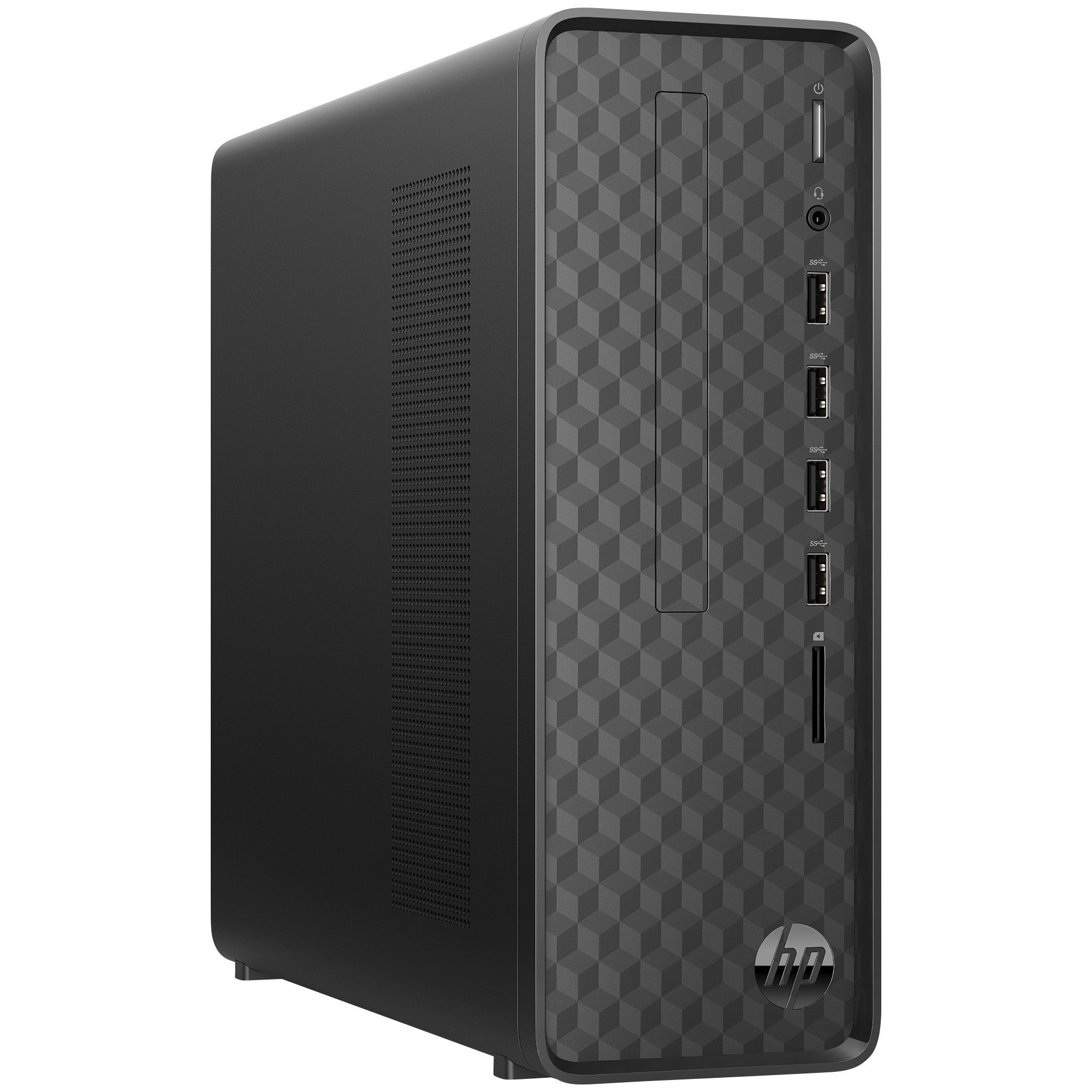 HP Slim AMD Athlon 4GB Memory 256GB SSD Windows 10 Tower Desktop Computer –  Gray/Jet Black