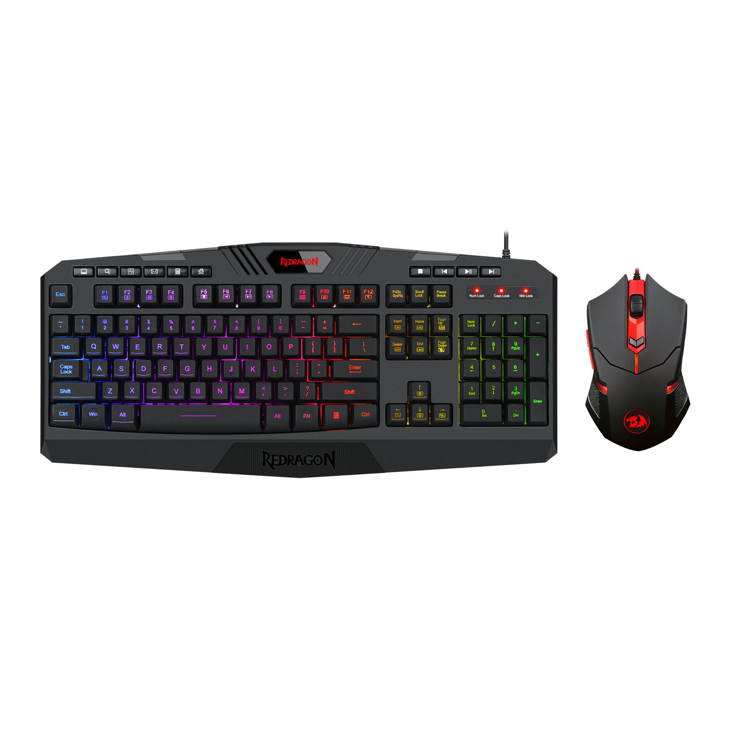 Fingerhut Redragon S101 3 Gaming Keyboard And Mouse