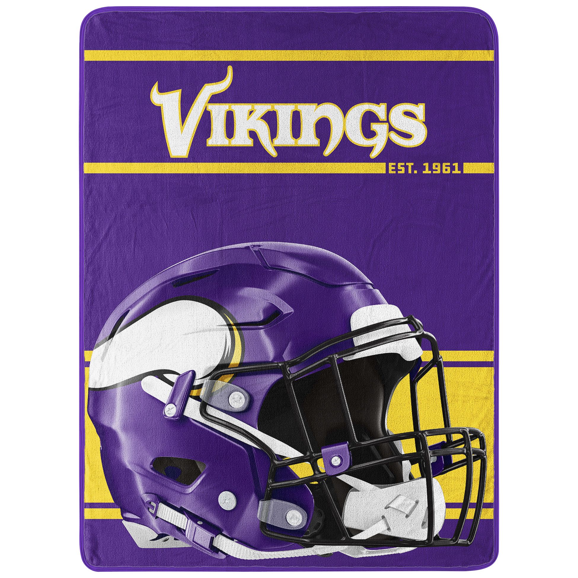 Minnesota Vikings Raschel Throw Blanket