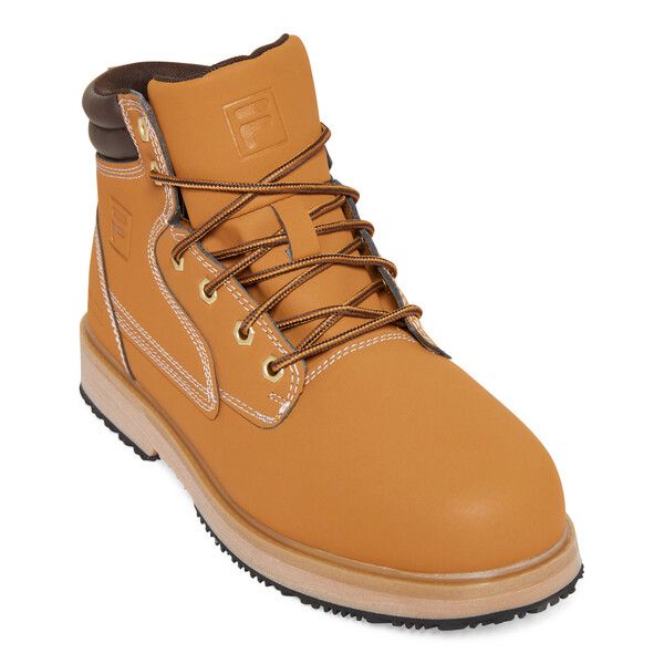 Fingerhut - Fila Men's Landing Steel Slip-Resistant Steel-Toe Work Boot