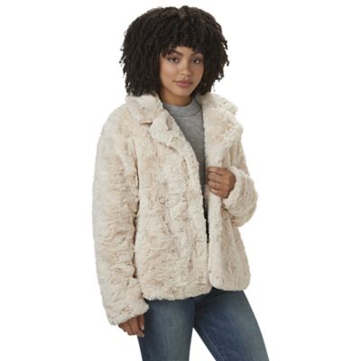 jou jou faux fur jacket