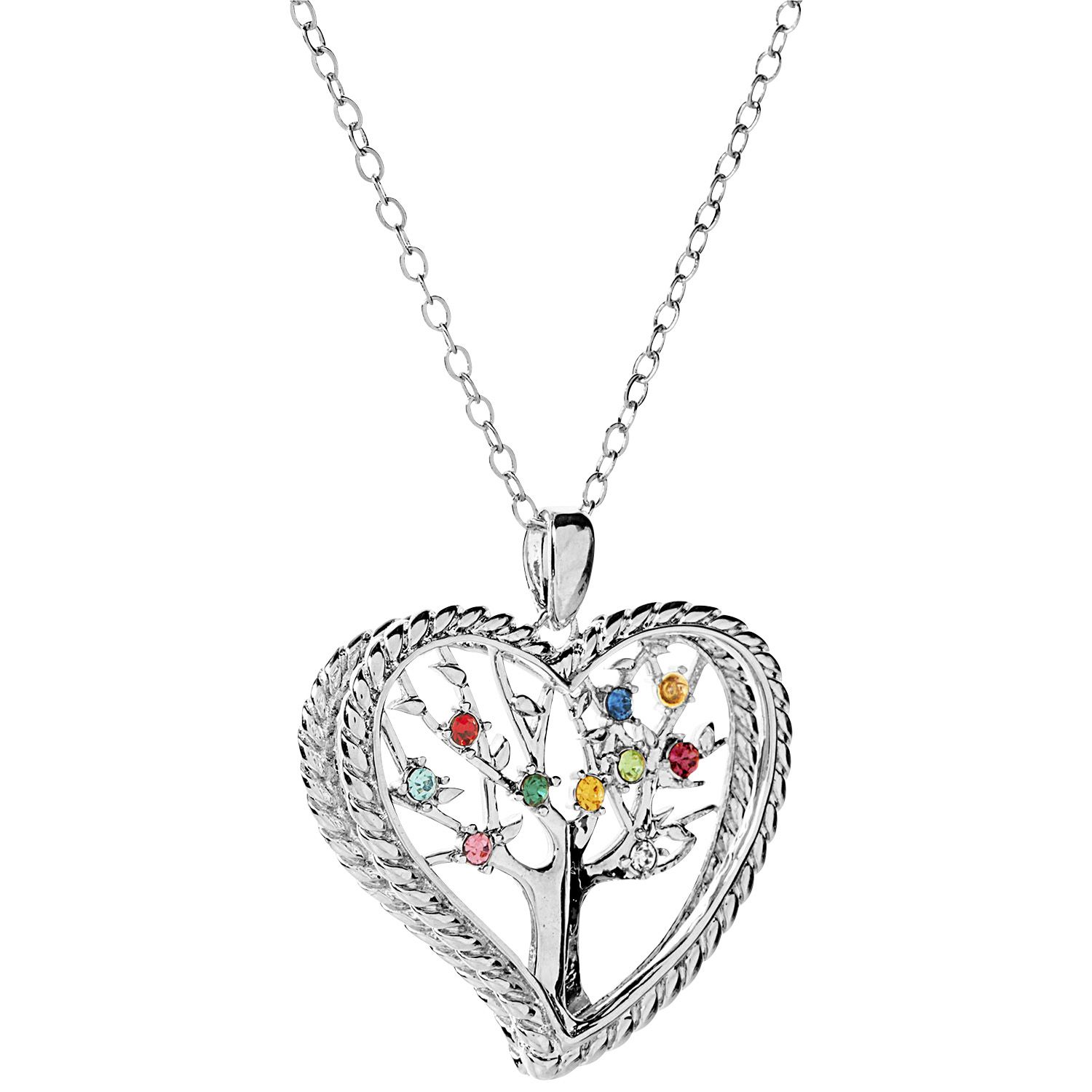 Tree of life hot sale pendant with birthstones