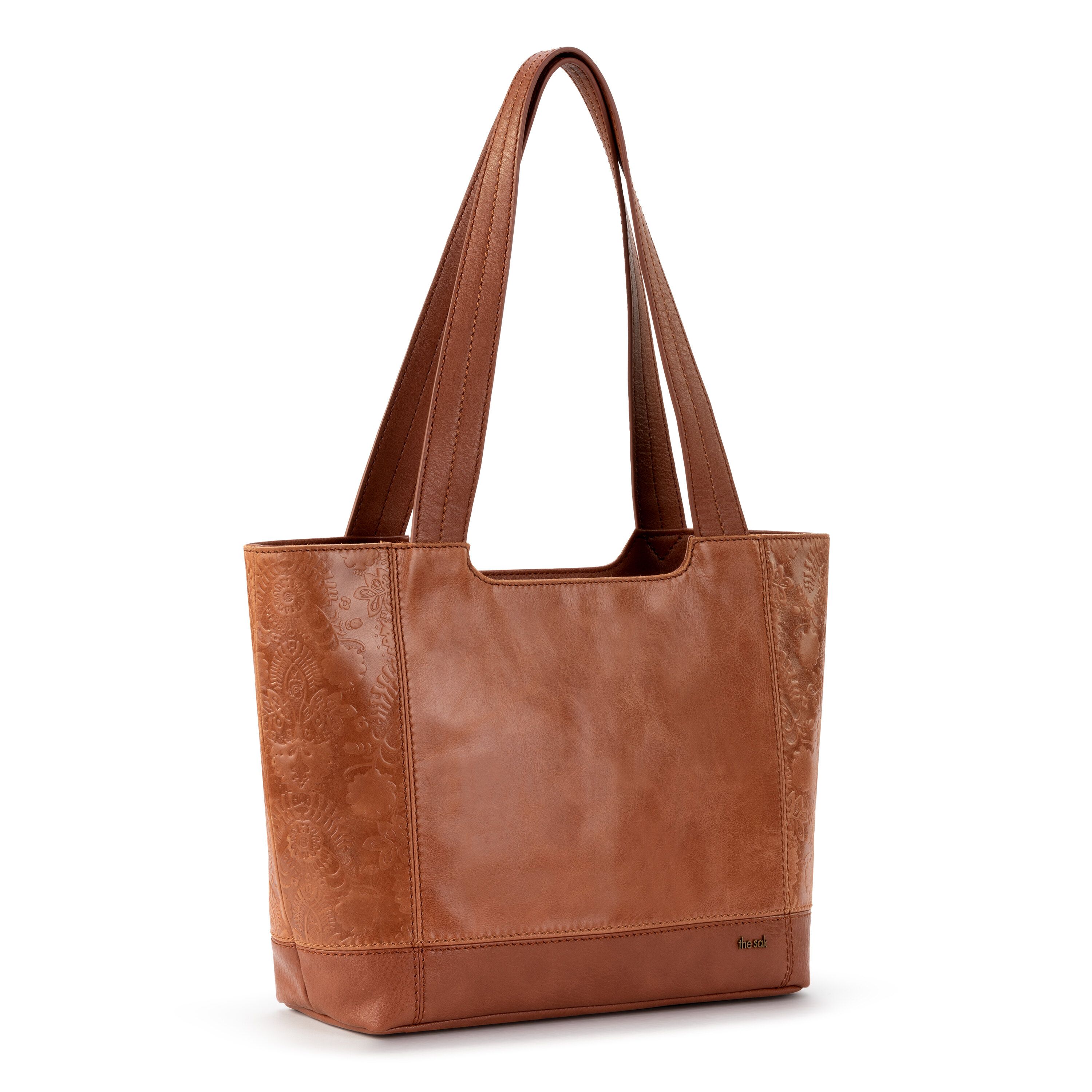 The sak leather online tote