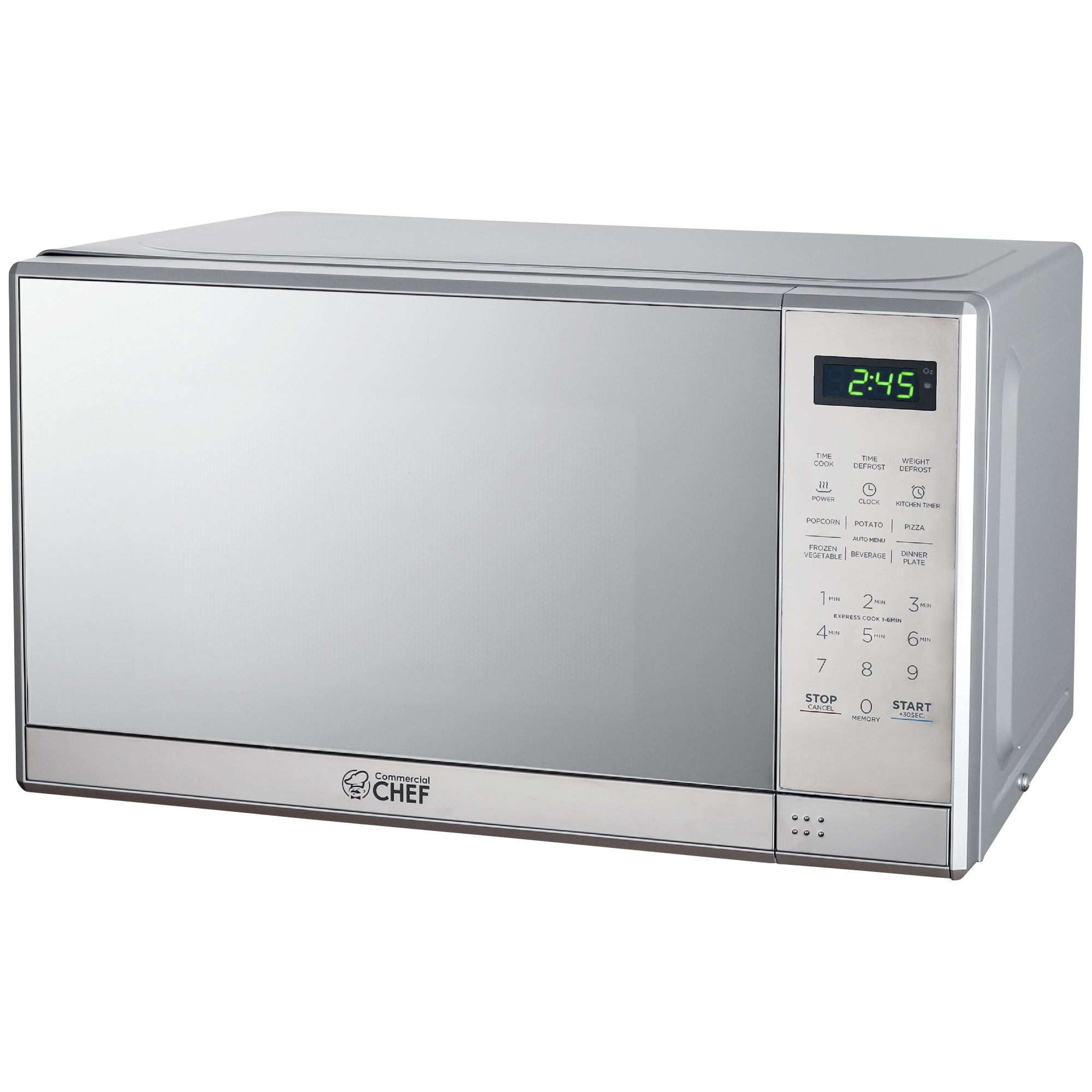 Microwave Oven With Manual Dials 0.7 Cubic Ft 700 Watts - Black