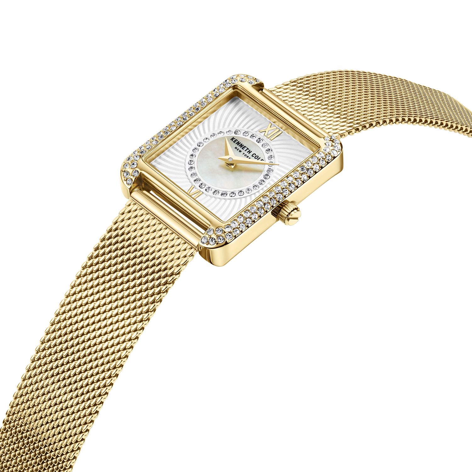 Modern Mother of Pearl Dial Bangle Watch