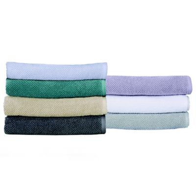 FRESHFOLDS Green Striped 100% Cotton Bath Towel (Set of 4