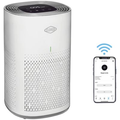 Fingerhut - BLACK+DECKER Tabletop Air Purifier with Indicator Lights