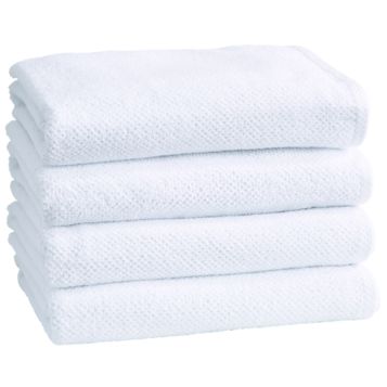 FRESHFOLDS Cotton Textured 4-pc. Bath Towel Set Mineral Blue