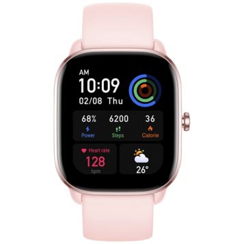 Amazfit GTS 4 Mini Smart Watch: Fitness Tracker with 120+ Sport Modes-Pink