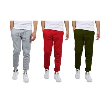 Galaxy by Harvic Mens Slim Fit Fleece Jogger Pants - 100