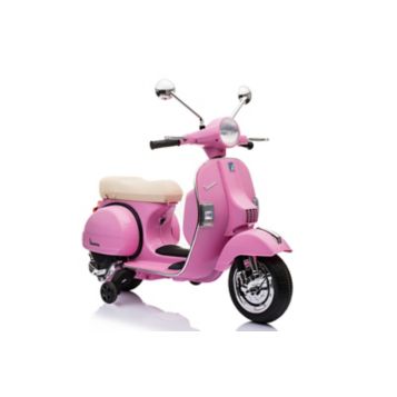 Fingerhut - Kids' Vespa Scooter 12V Ride-On Toy - Pink