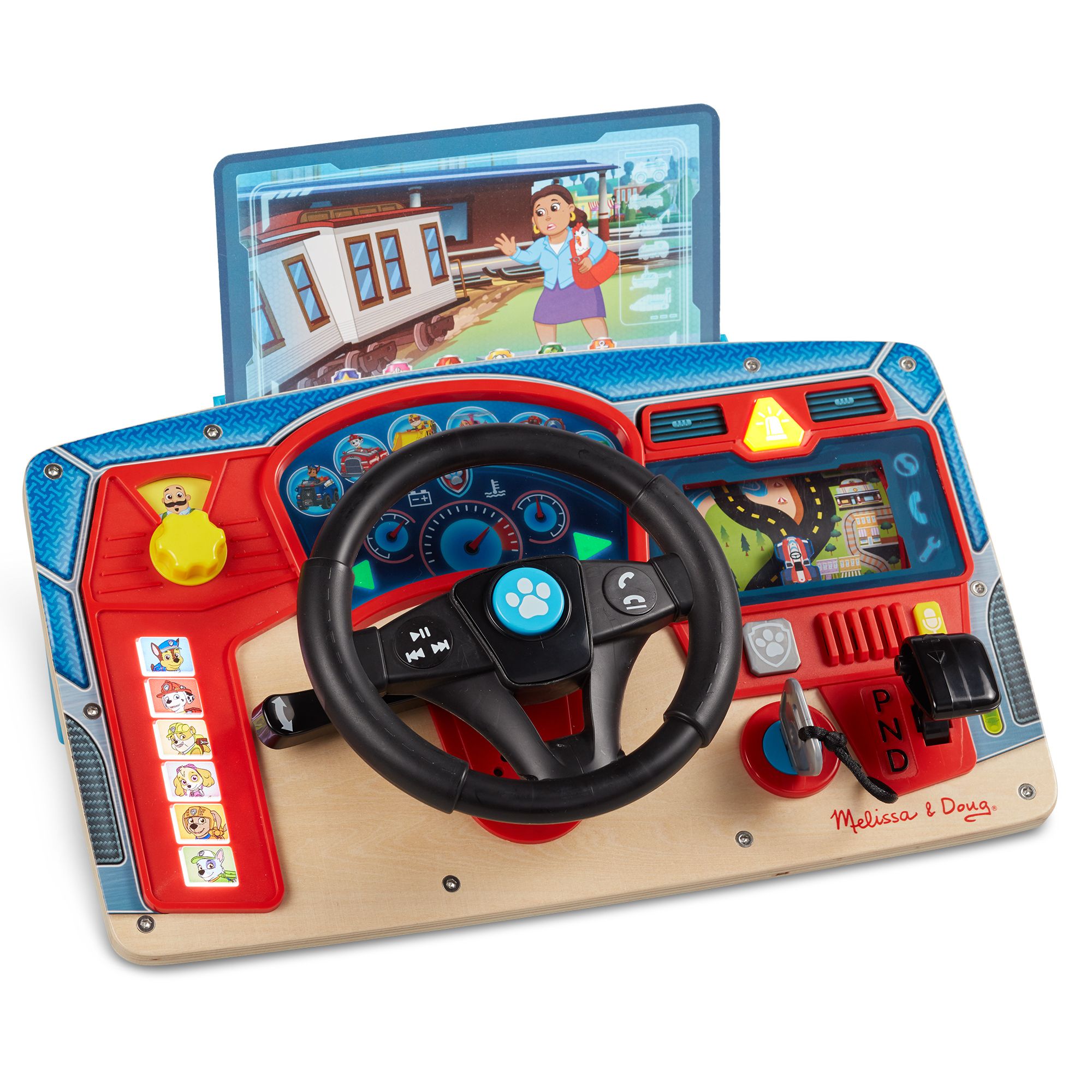 Melissa & Doug Paw Patrol Rescue Mission Wooden Dashboard