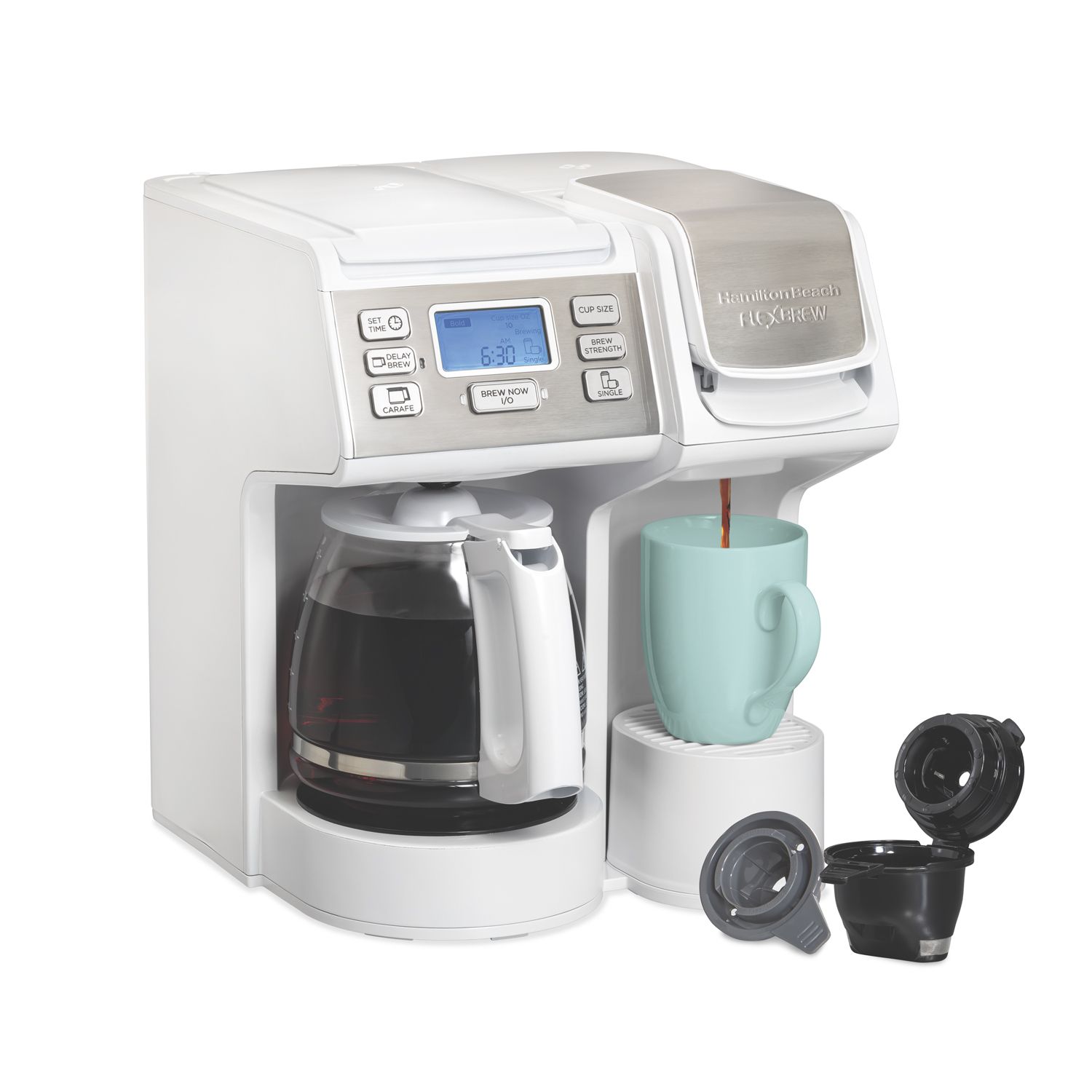 Fingerhut - Hamilton Beach FlexBrew Single-Serve Coffeemaker with