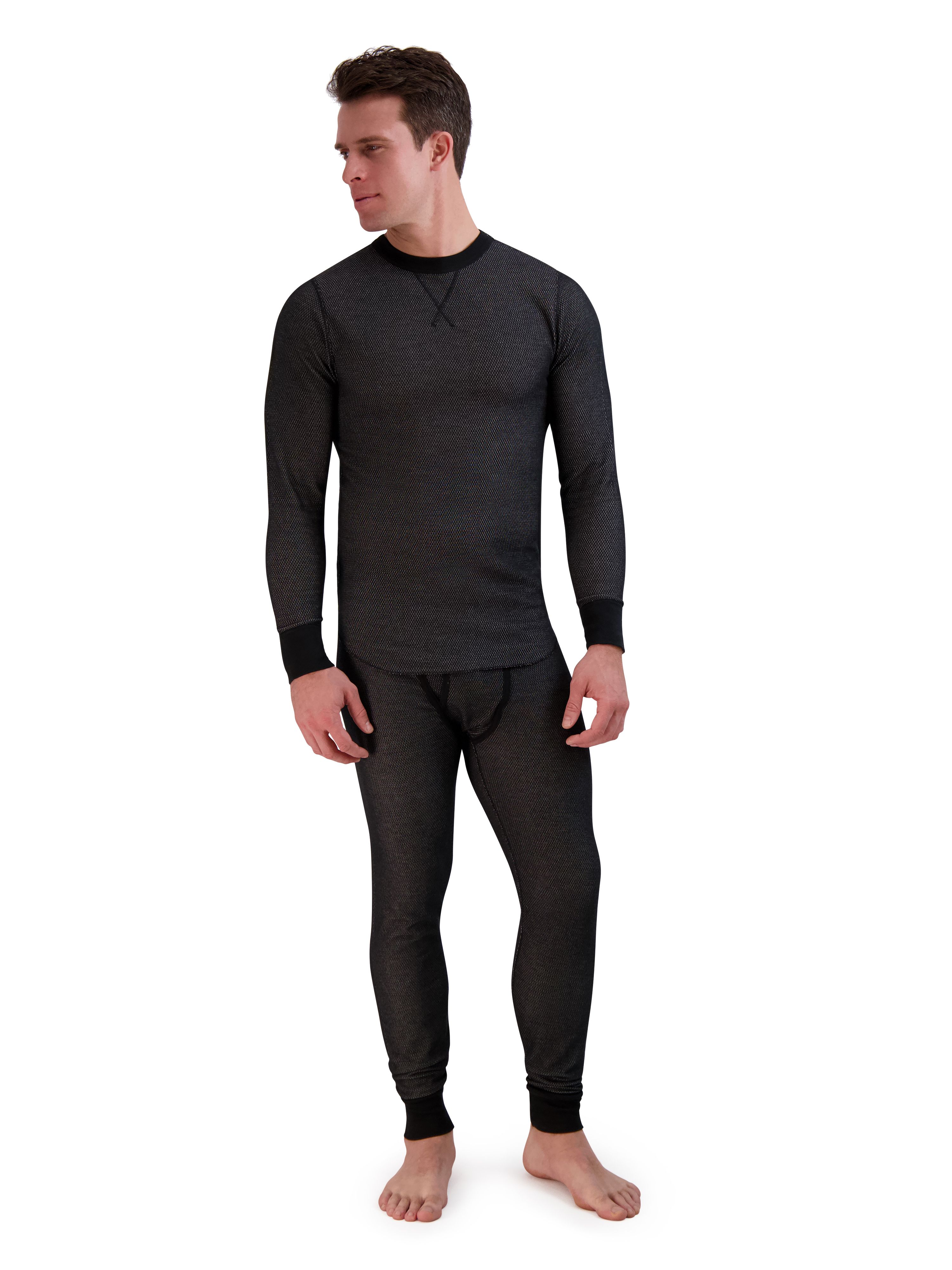 Fingerhut - Hanes Men's Reversible Thermal-Knit Base-Layer Top