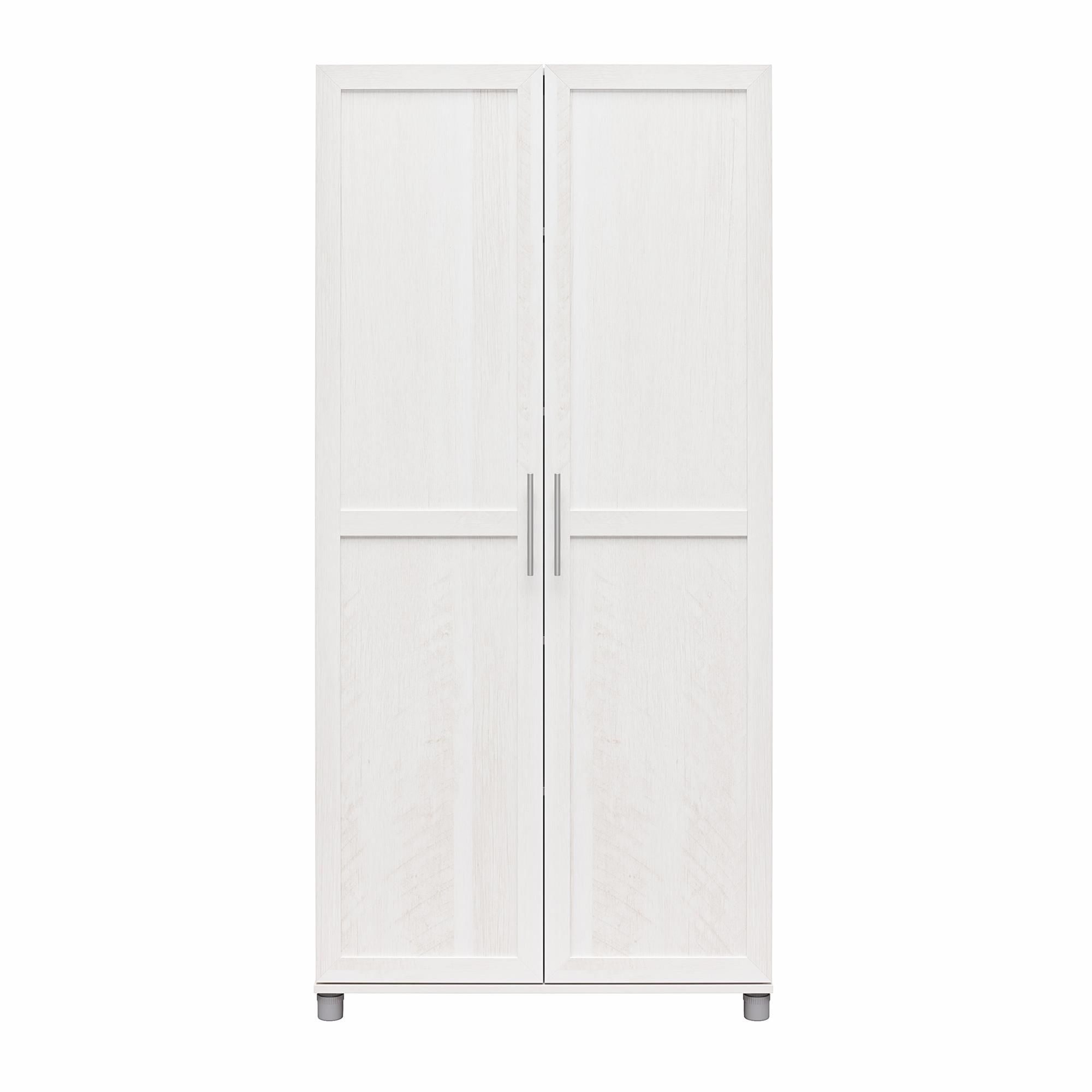 Ameriwood Ivory Oak 3-Door Storage Wardrobe