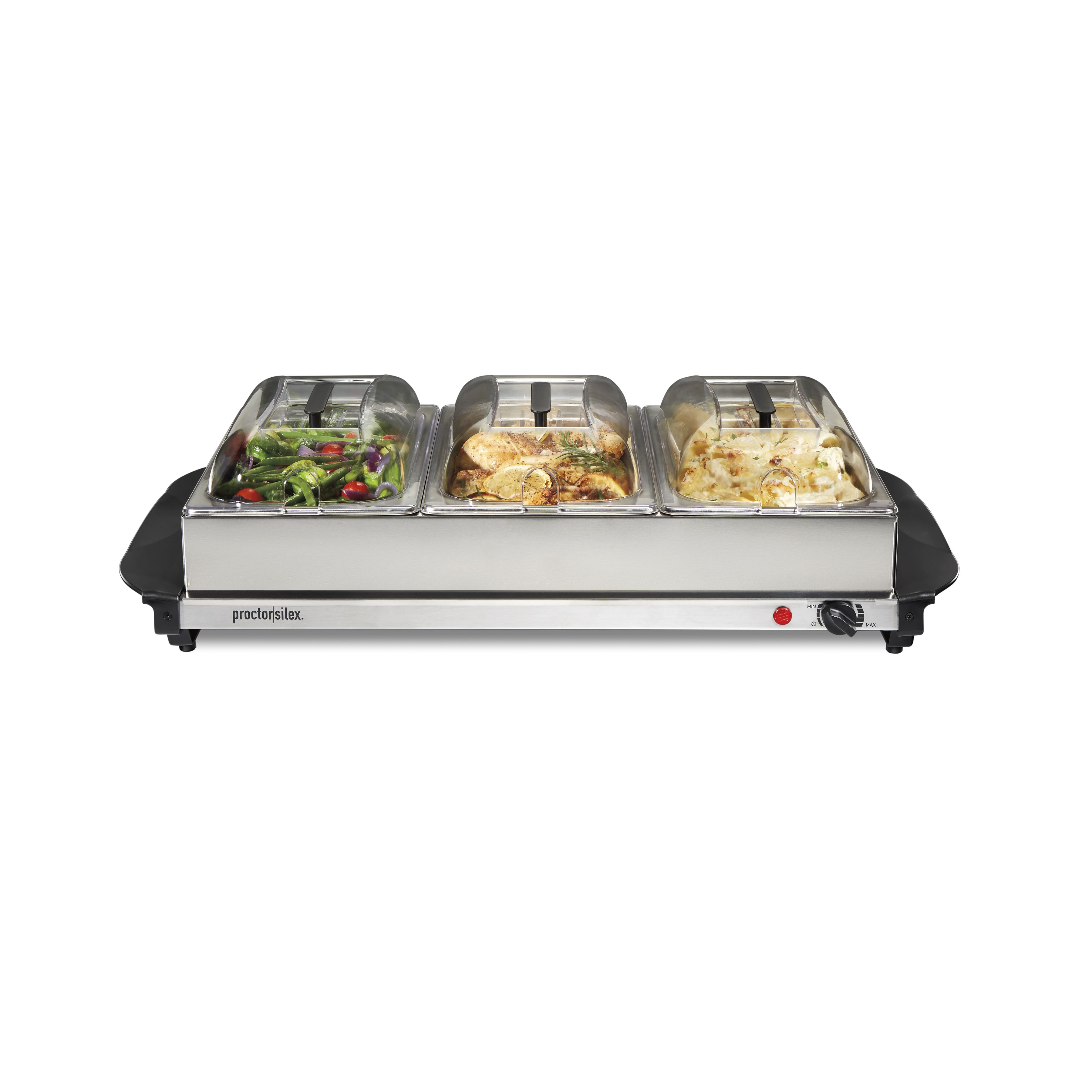 Chefman Stainless Steel Electric Buffet Server & Warming Tray, 14